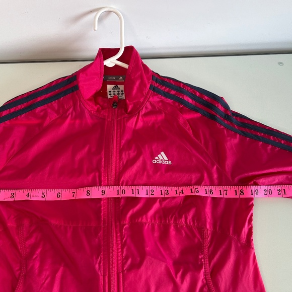 Adidas Running Response Jacket Women's Small Pink Athletic Mesh Breathable - Picture 15 of 16